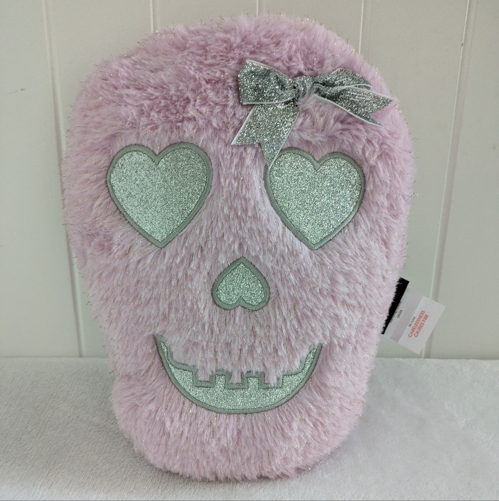 NWOT Halloween Skull Pillow